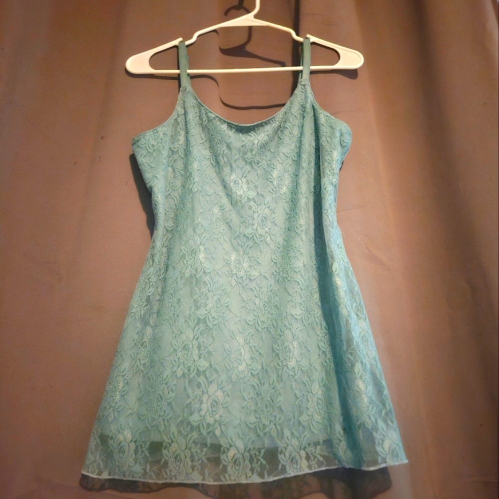 Maurice's teal tank top super cute size medium